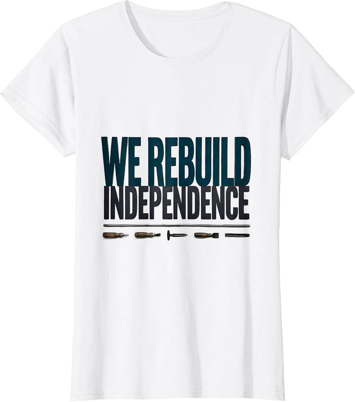 Women's We Rebuild Independence Rehab Week Team Occupational T-Shirt - White