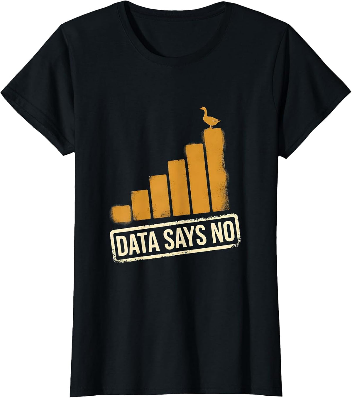 Data Says No Funny Special Education Teacher SPED Humor T-Shirt - Black