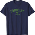 Humboldt County California Shirt Hemp Farmer Grower Tee T-Shirt - Navy Blue