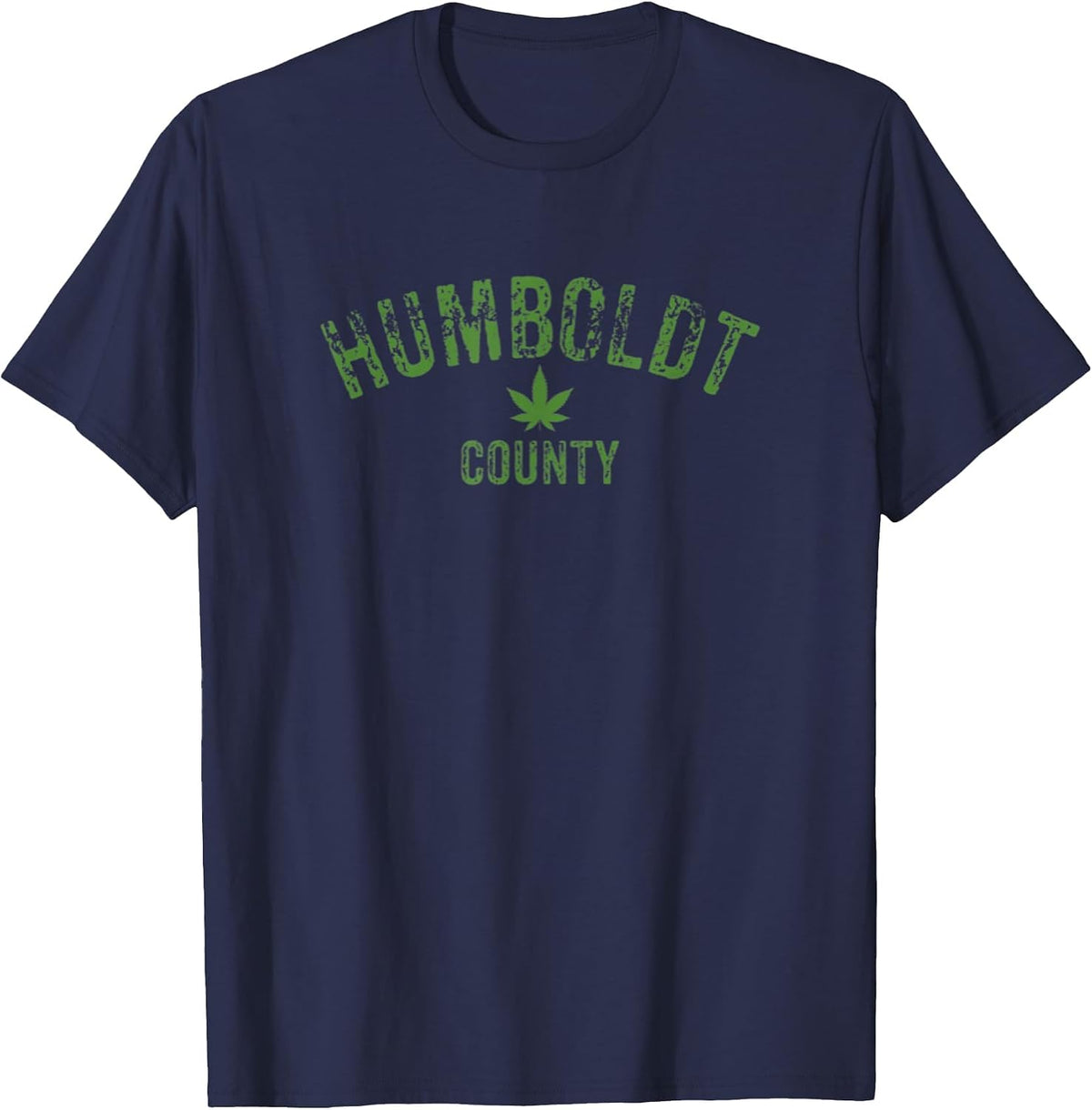 Humboldt County California Shirt Hemp Farmer Grower Tee T-Shirt - Navy Blue