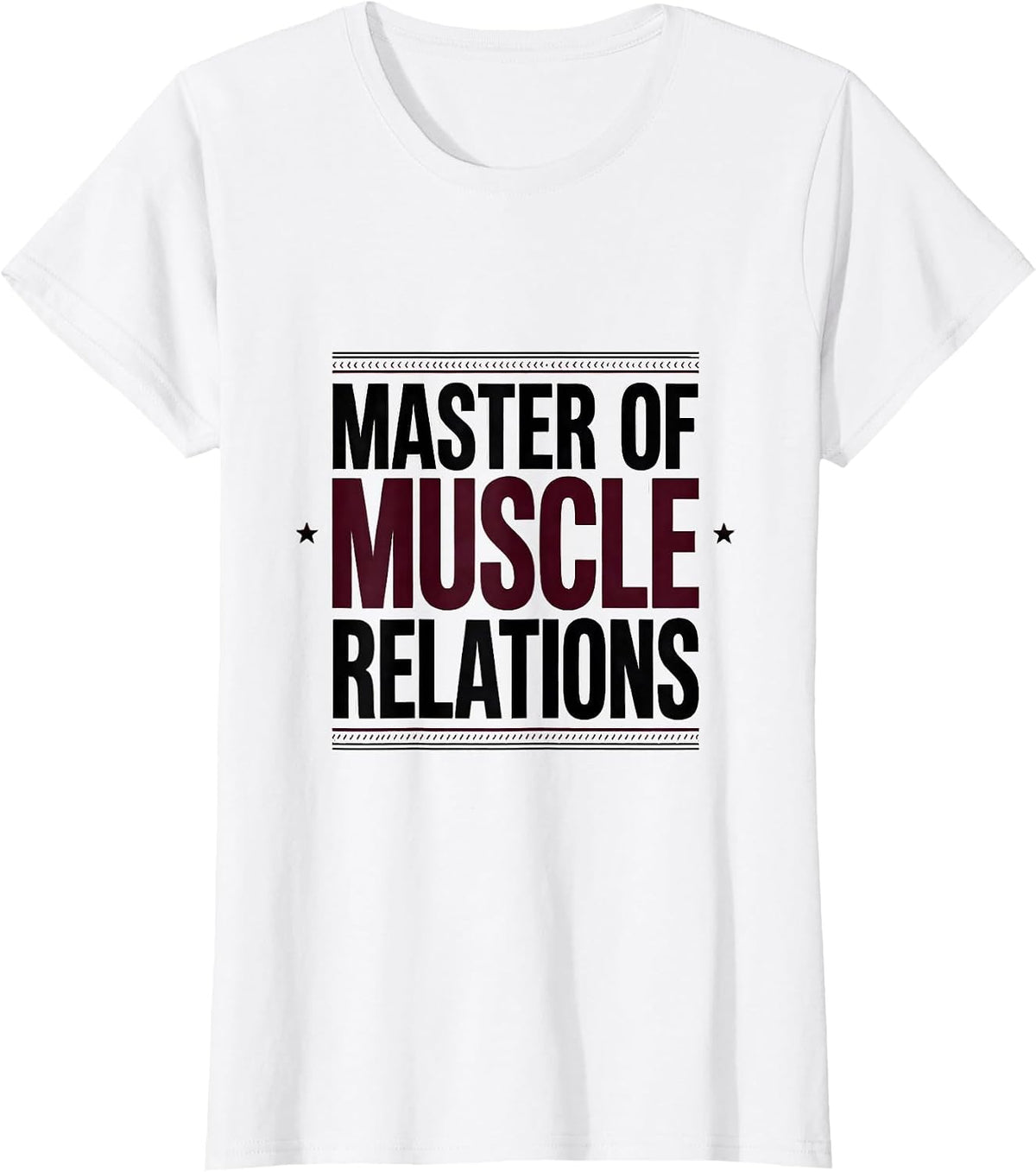 Master Of Muscle Relations Funny Massage Therapist LMT Gift T-Shirt - White