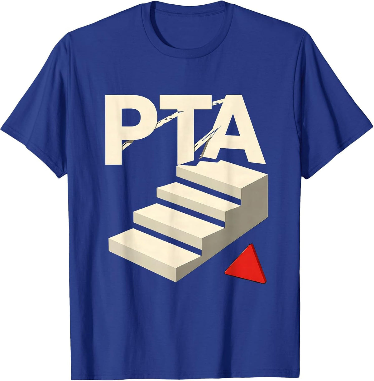 PTA Stencil Graphic Occupational Therapy Physical Therapy OT T-Shirt - Royal Blue