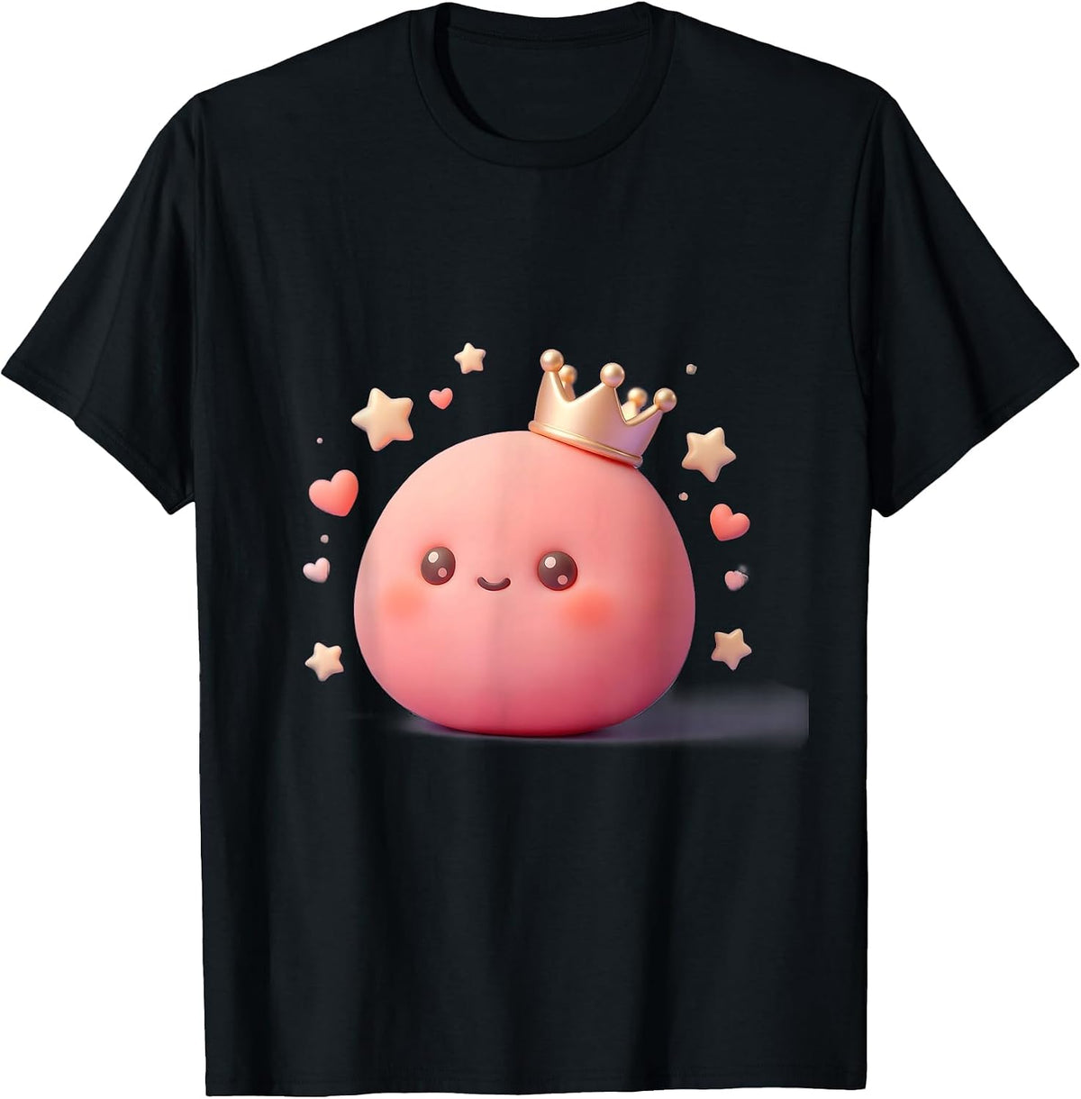 Men's Sped Teacher Crown Eraser Graphic Design T-Shirt - Black