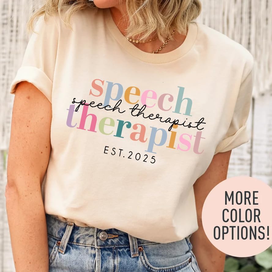 Custom Speech Therapist Sweatshirt, Personalized Speech Therapist Shirt, Language Pathologist, SLP Professional Gifts - size
