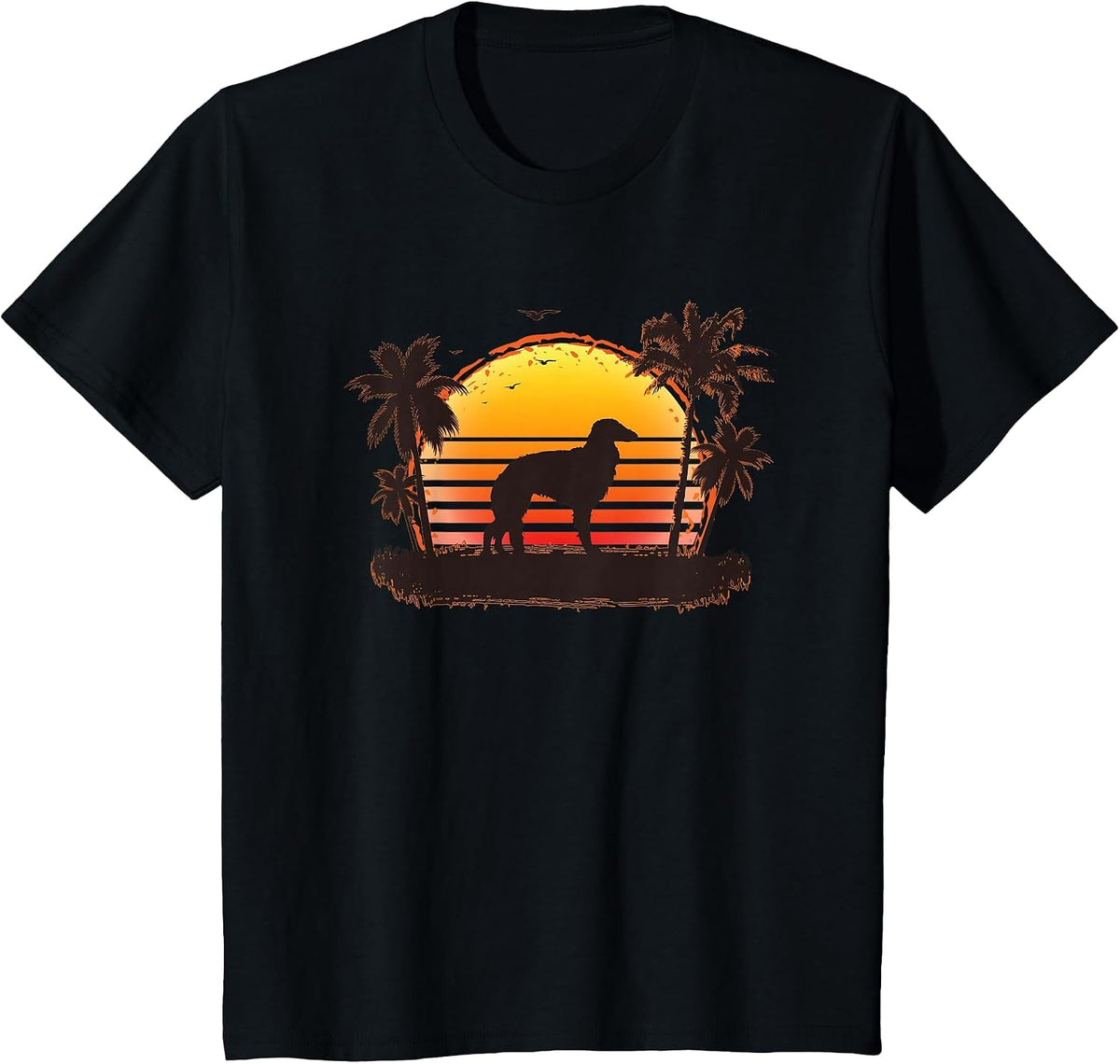 Silken Windhound Dog Breed T-Shirt - Black