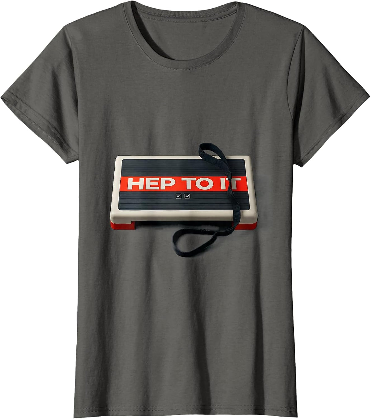 Women's HEP To It Minimalist Physical Therapy PT OT Gift T-Shirt - Asphalt Grey