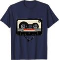 My Rap Mixtape 1982 Retro Hip Hop Nostalgia 80s 90s T-Shirt - Navy Blue