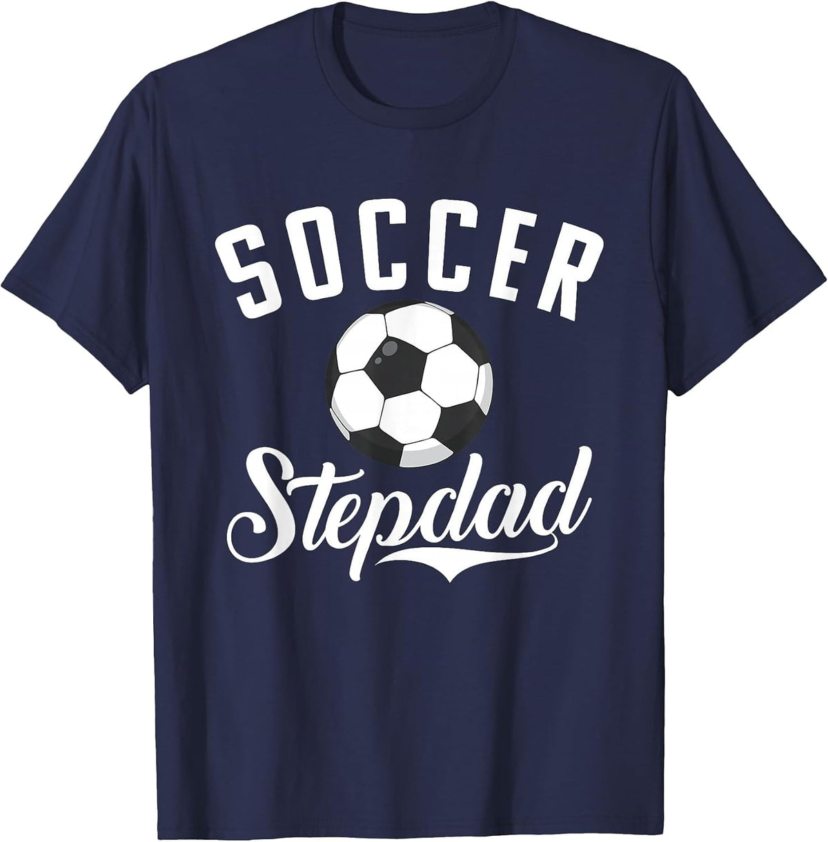 Soccer Stepdad Sport Stepdad T-Shirt - Navy Blue