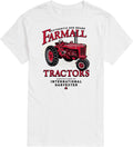 Authentic Farmall Tractors - Men's Short Sleeve Graphic T-Shirt - White