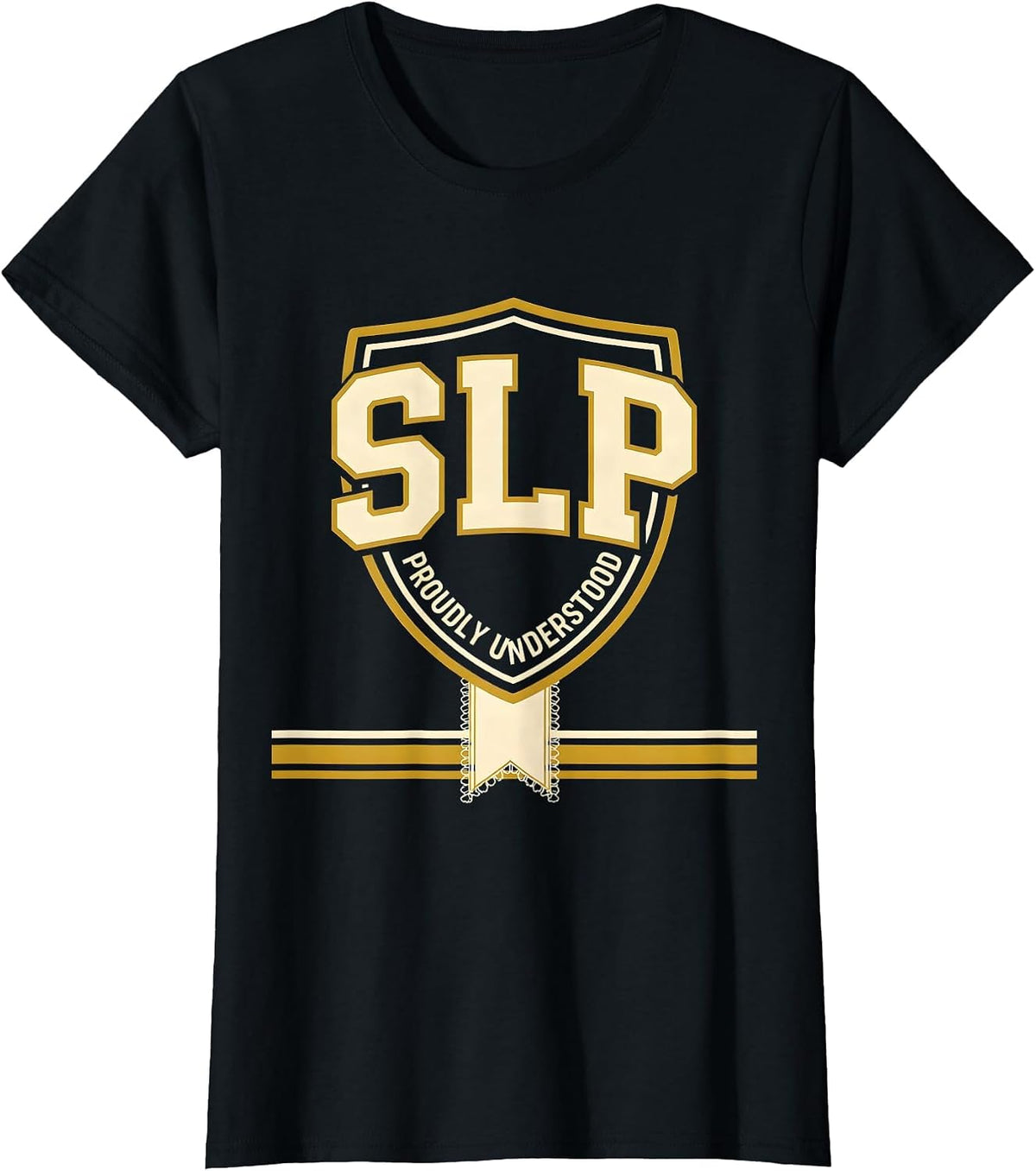 SLP Proudly Understood Bold Sporty Femme SLP Professional T-Shirt - Black