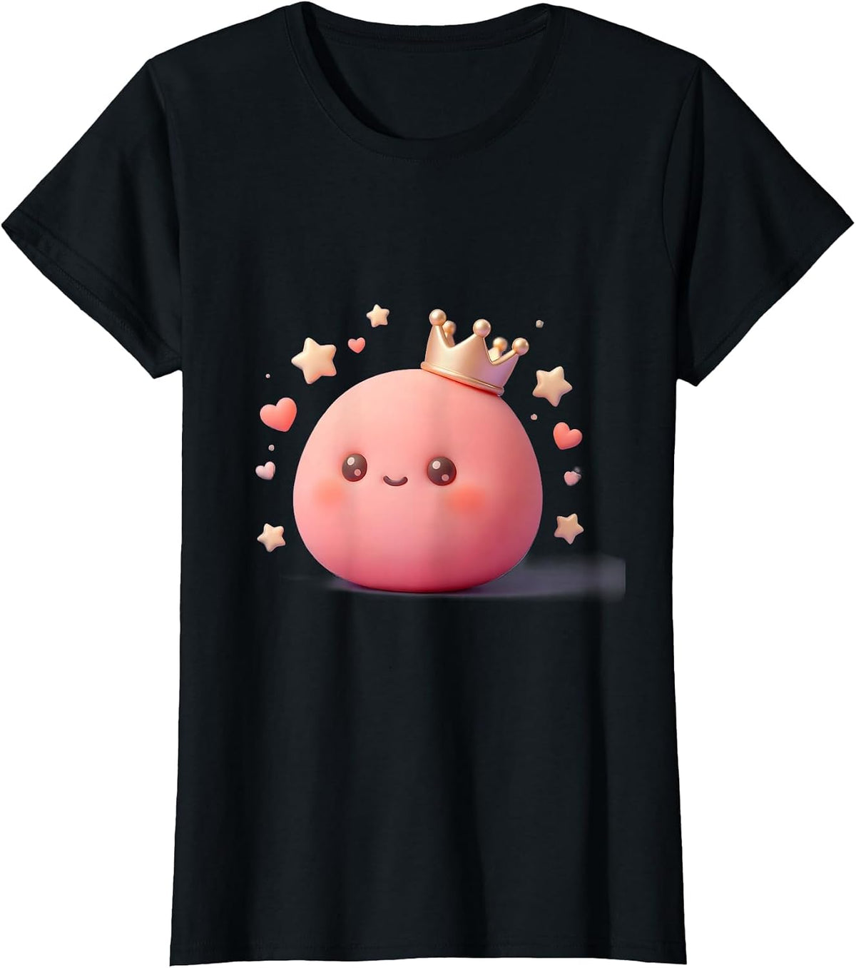 Women's Sped Teacher Crown Eraser Graphic Design T-Shirt - Black