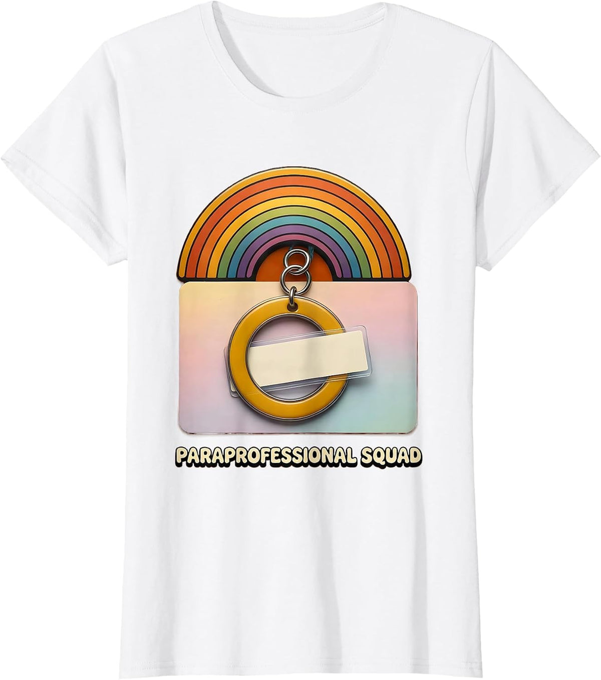 Paraprofessional Squad Retro Special Education Teacher T-Shirt - White