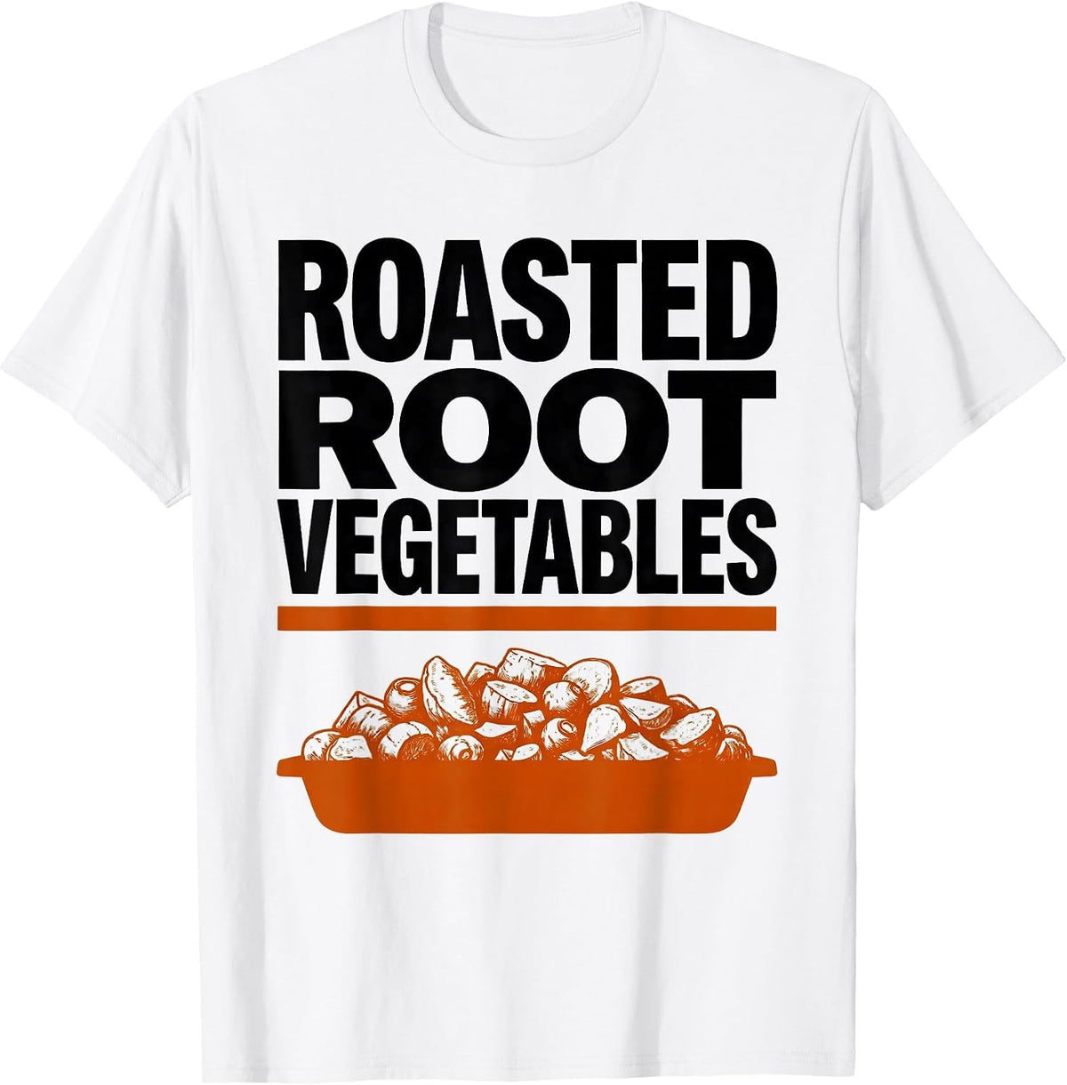 Men's Roasted Root Vegetables Bootleg 90's Rap Rock Vintage Funny T-Shirt - White