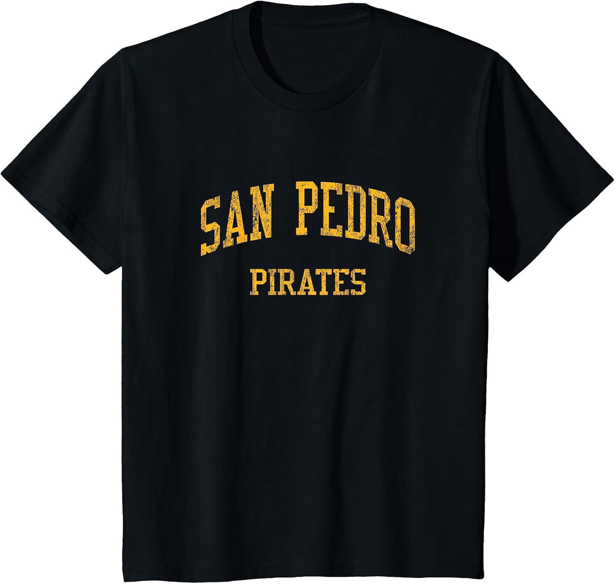 San Pedro High School HS San Pedro CA Vintage Sports T-Shirt - Black