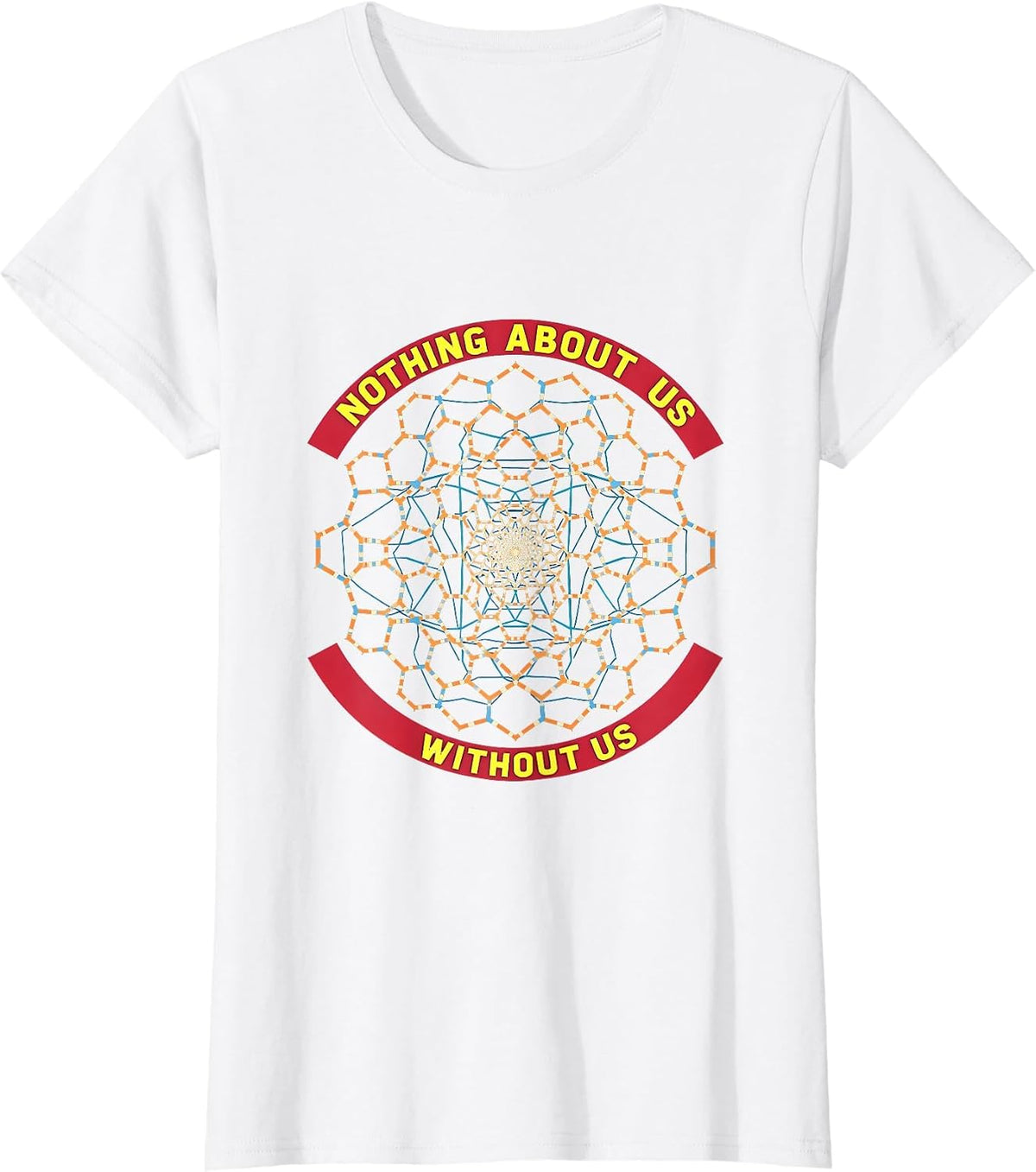 Nothing About Us Without Us Autism Awareness T-Shirt - White