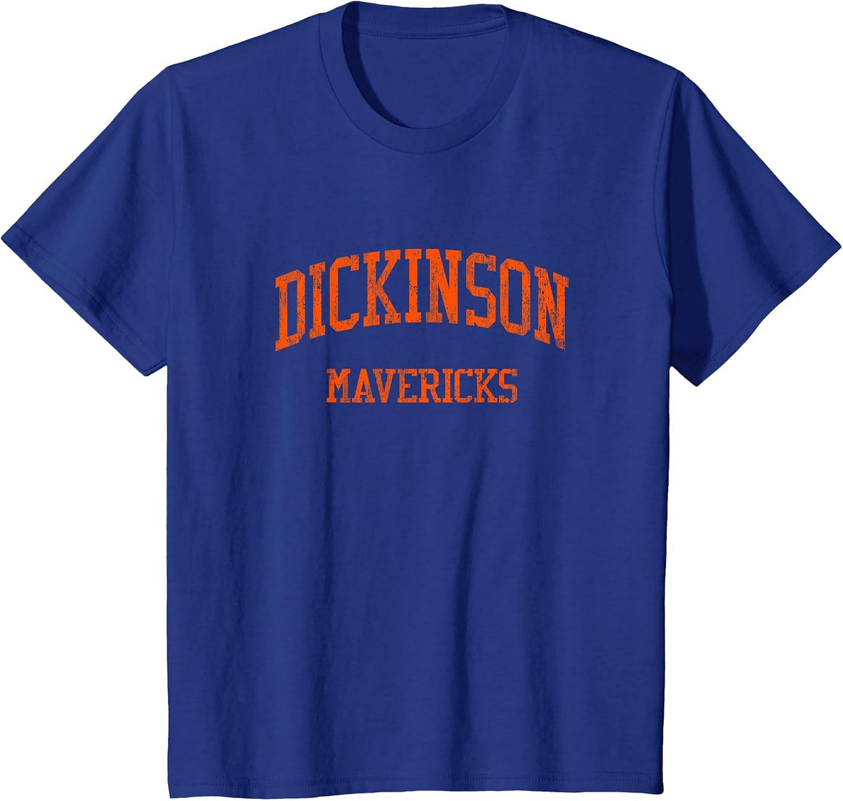 Dickinson High School HS Dickinson ND Vintage Sports T-Shirt - Royal Blue