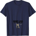 Short Legs Sets The Rules Funny Corgi Dog Lover Retro T-Shirt - Navy Blue