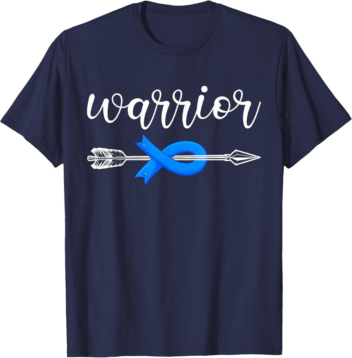 Autism Awareness Women Men Kids Autism Warrior Autistic ASD T-Shirt - Navy Blue
