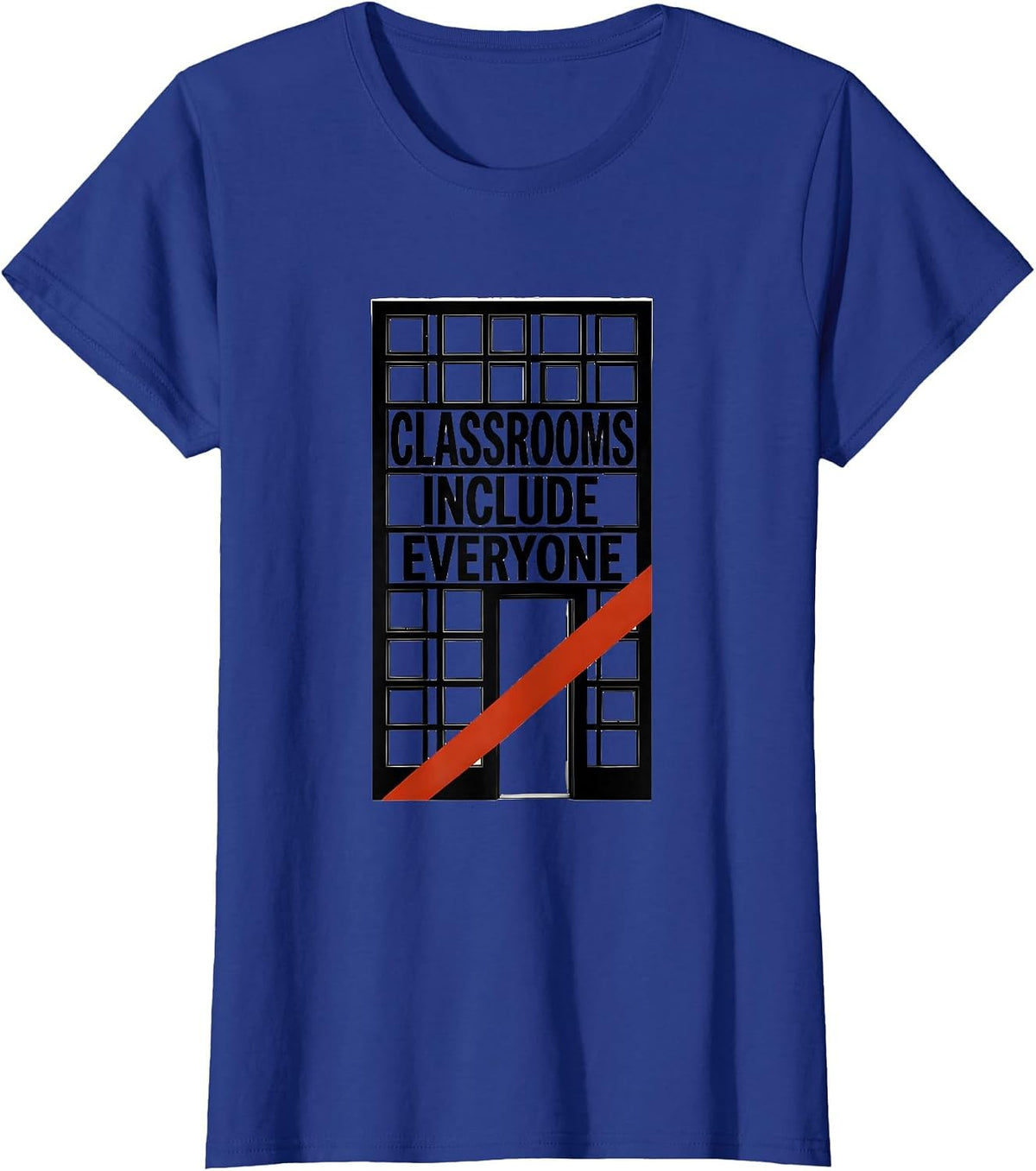 Women's Classrooms Include Everyone Special Education Teacher Autism T-Shirt - Royal Blue