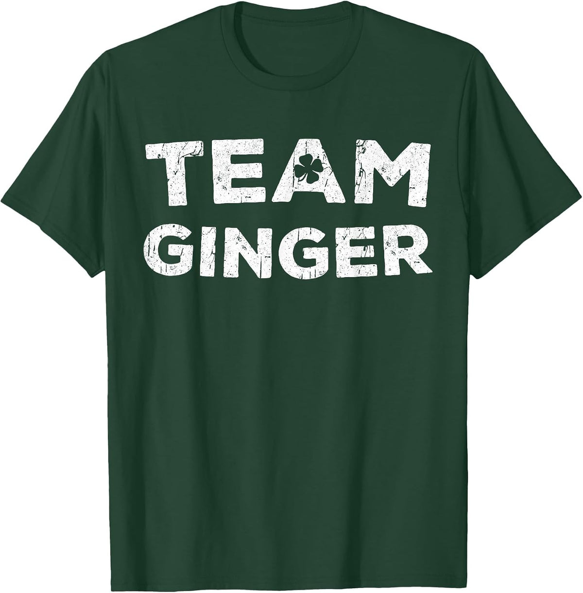 Team Ginger Shirt Men Women Drinking St Patricks Day T-Shirt - Dark Green
