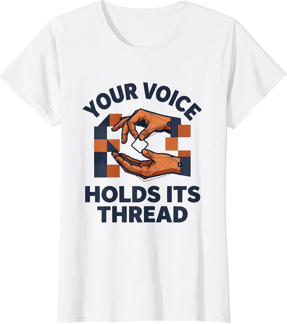 Your Voice Holds Its Thread Cute Speech Language Pathologist T-Shirt - White
