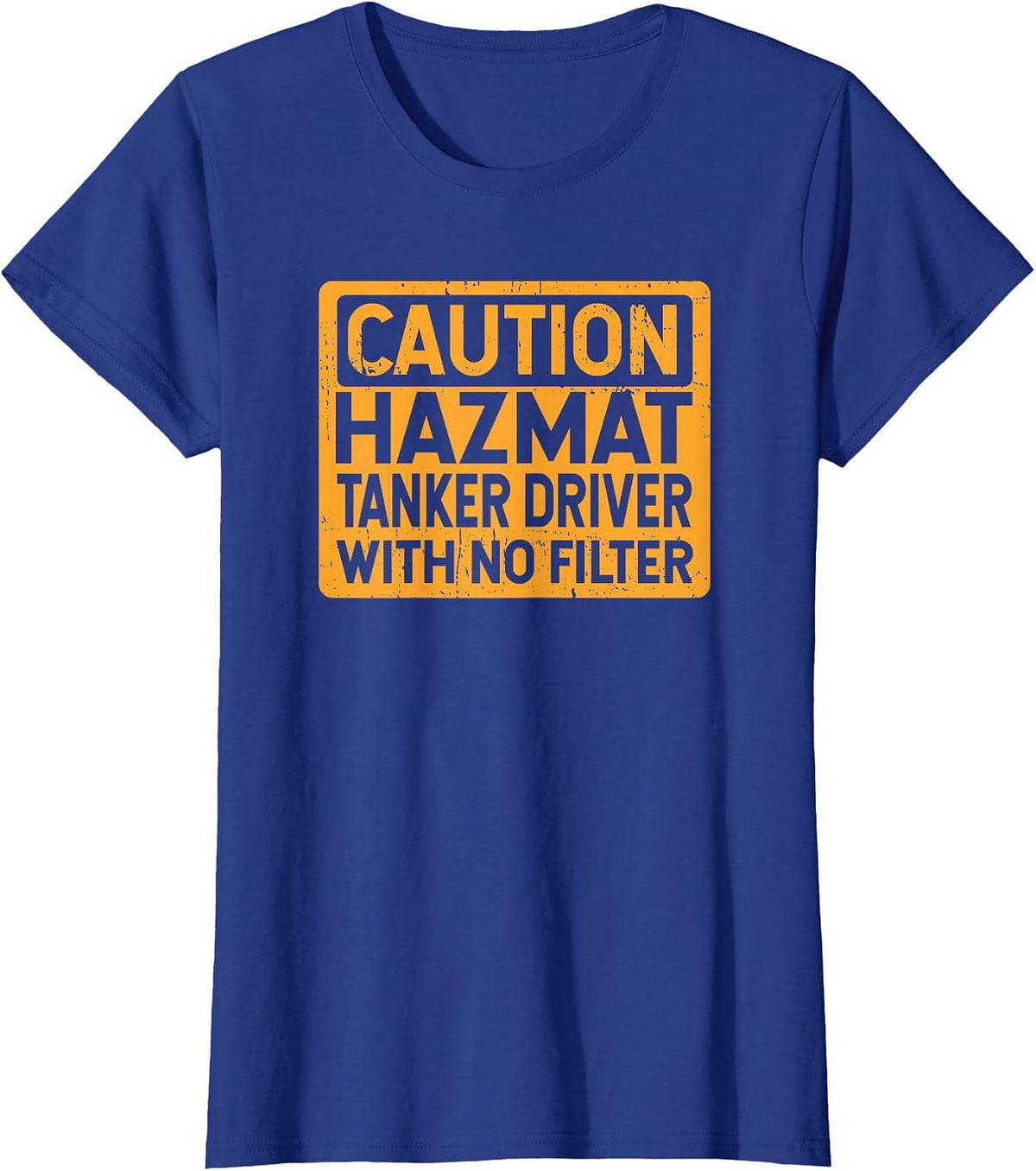 Dangerous Goods Tanker Without Filter T-Shirt - Royal Blue