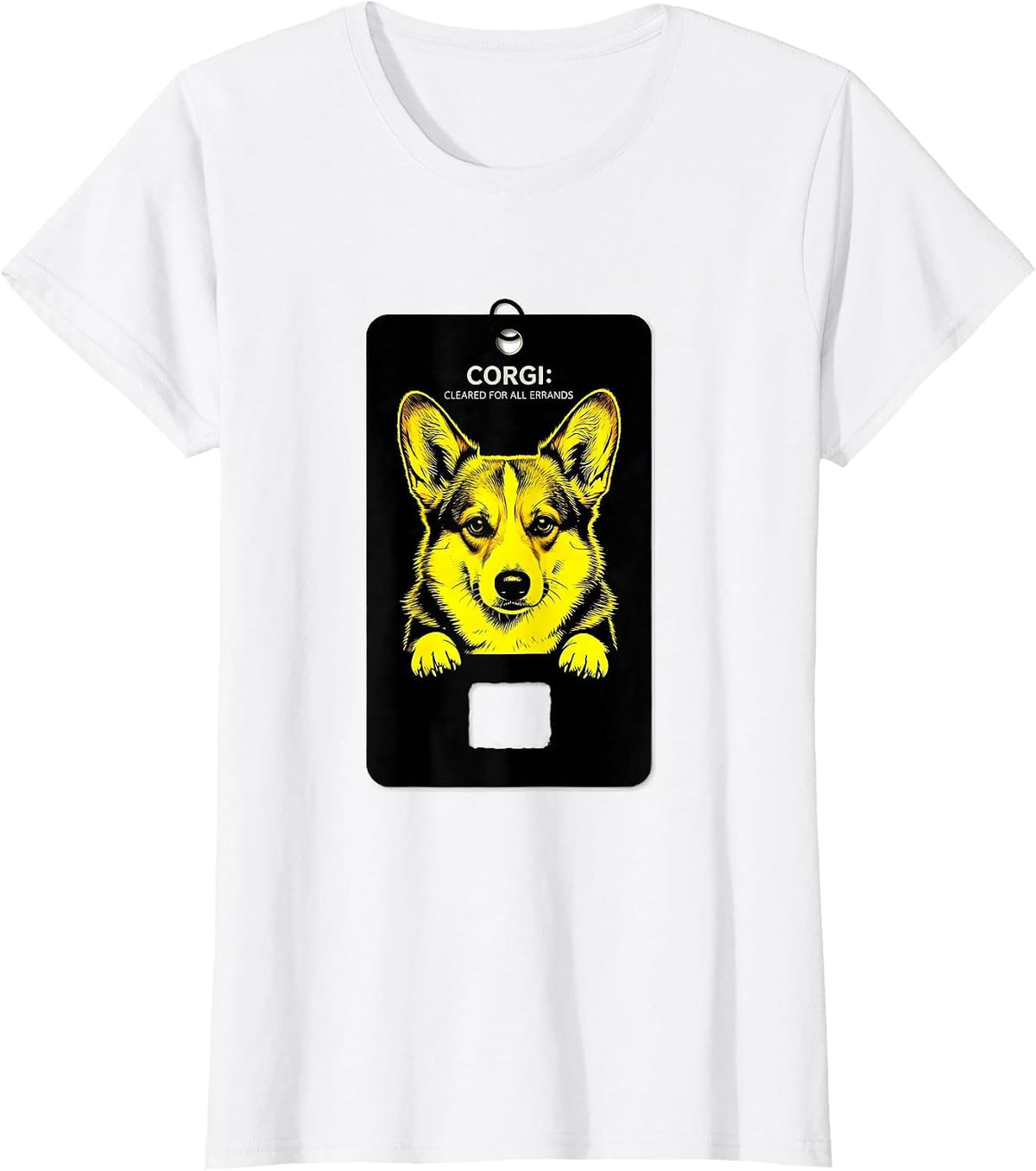 Corgi Cleared For All Errands Cute Dog Owner Small Breed T-Shirt - White