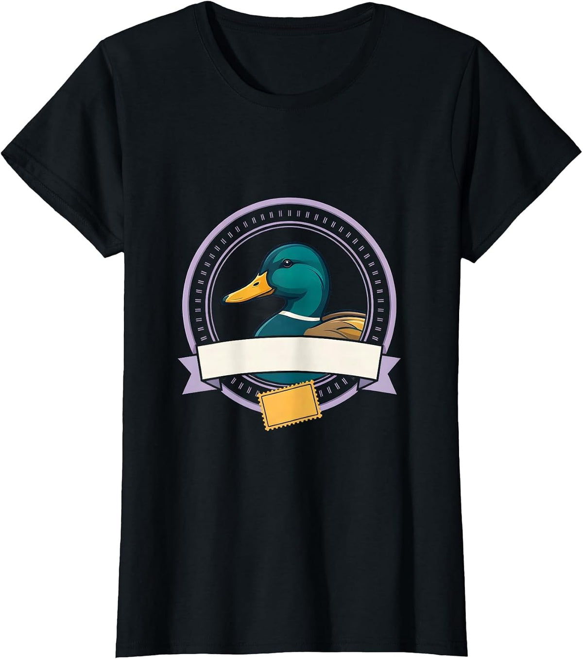 Women's Official Mallard Seal Duck Hunter Humor Gift T-Shirt - Black