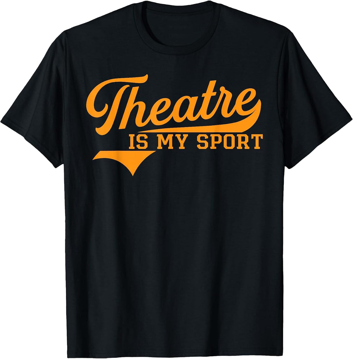 Theater is My Spot Funny Retro Vintage Theater Novelty T-Shirt - Black