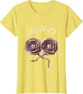 Women's Hi, 2027 Balletcore Graphic New Years Eve Party Top T-Shirt - Lemon Yellow