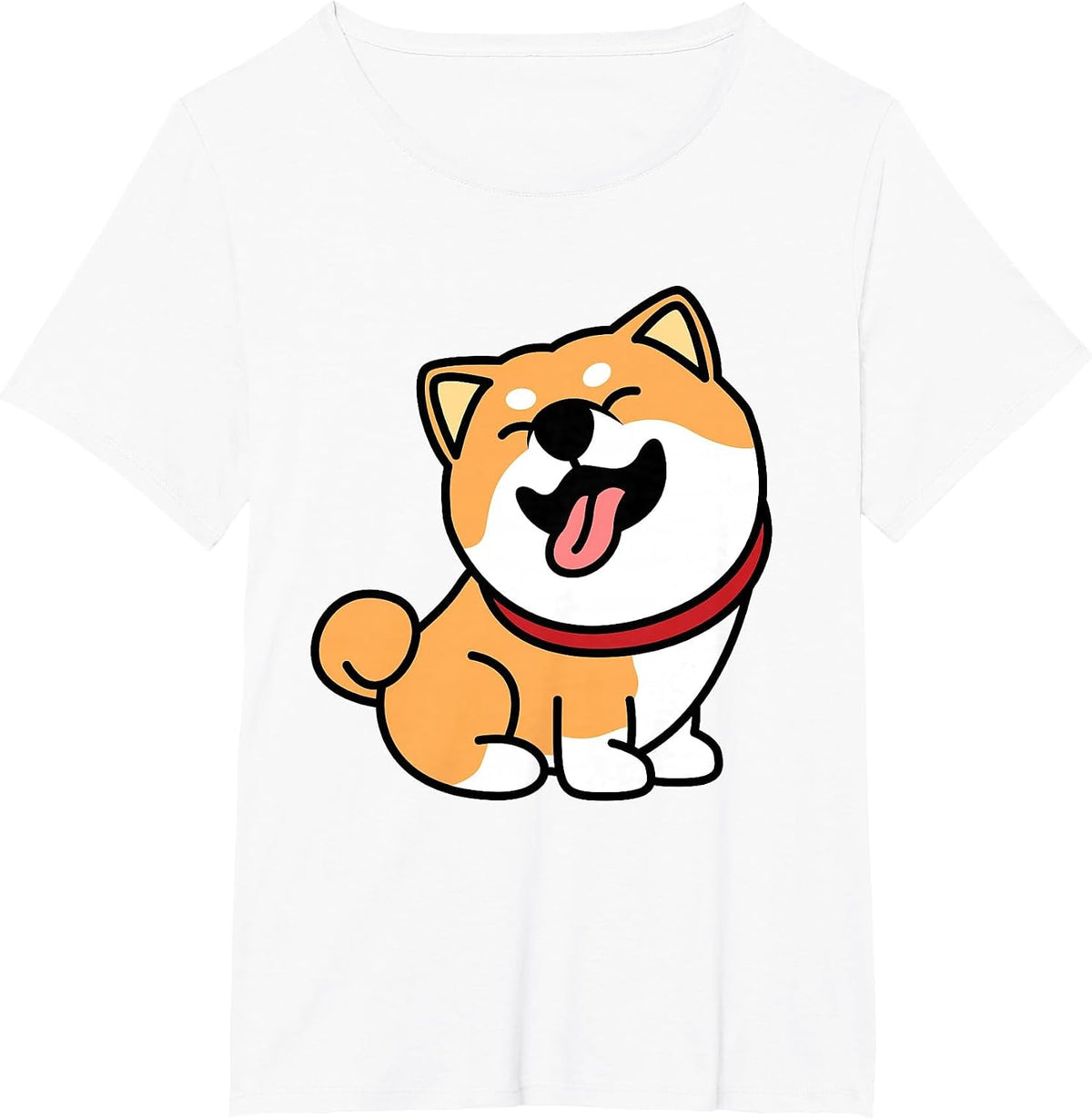 Cute Shiba Inu Dog Lover T-Shirt - White