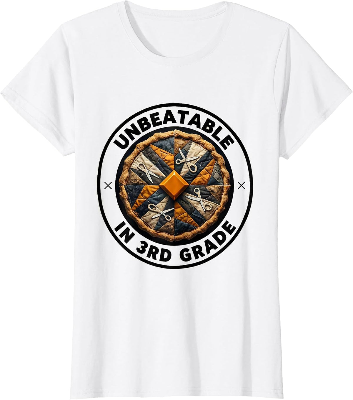 Unbeatable In 3rd Grade Funny Back To School Kids Teachers T-Shirt - White