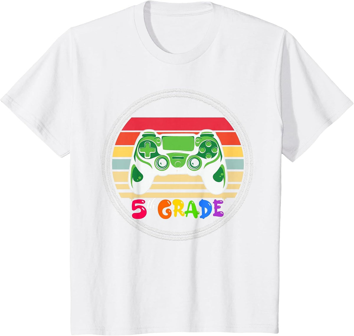 5th Grade Game On Fifth Grade Student Teacher School Design T-Shirt - White