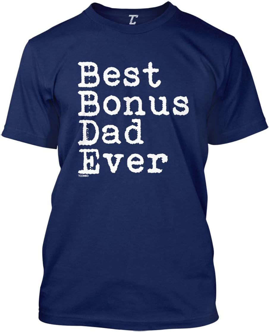 Tcombo Best Bonus Dad Ever - Birthday Father's Day Men's T-Shirt - Navy