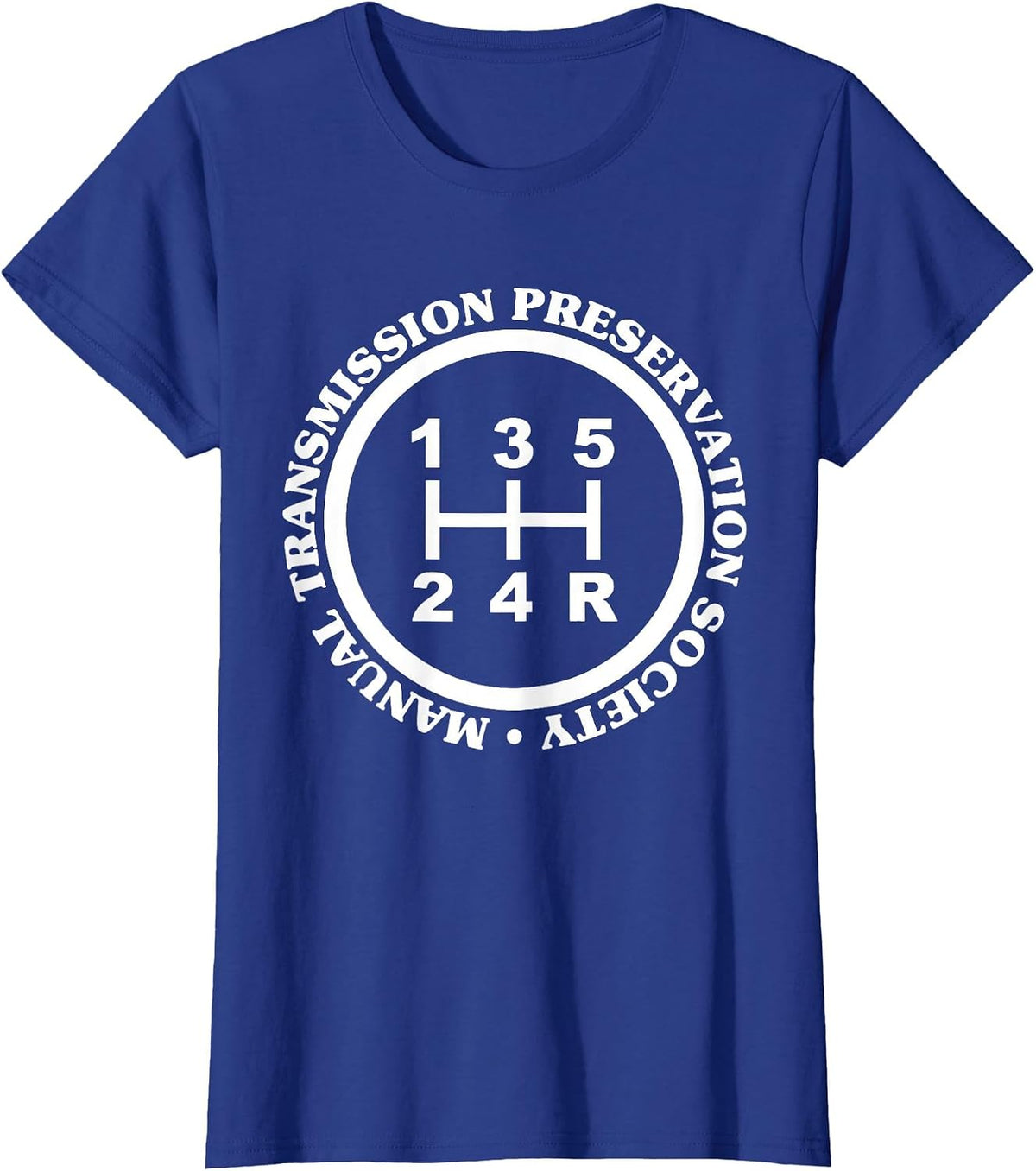 Manual Transmission Preservation Society T-Shirt - Royal Blue