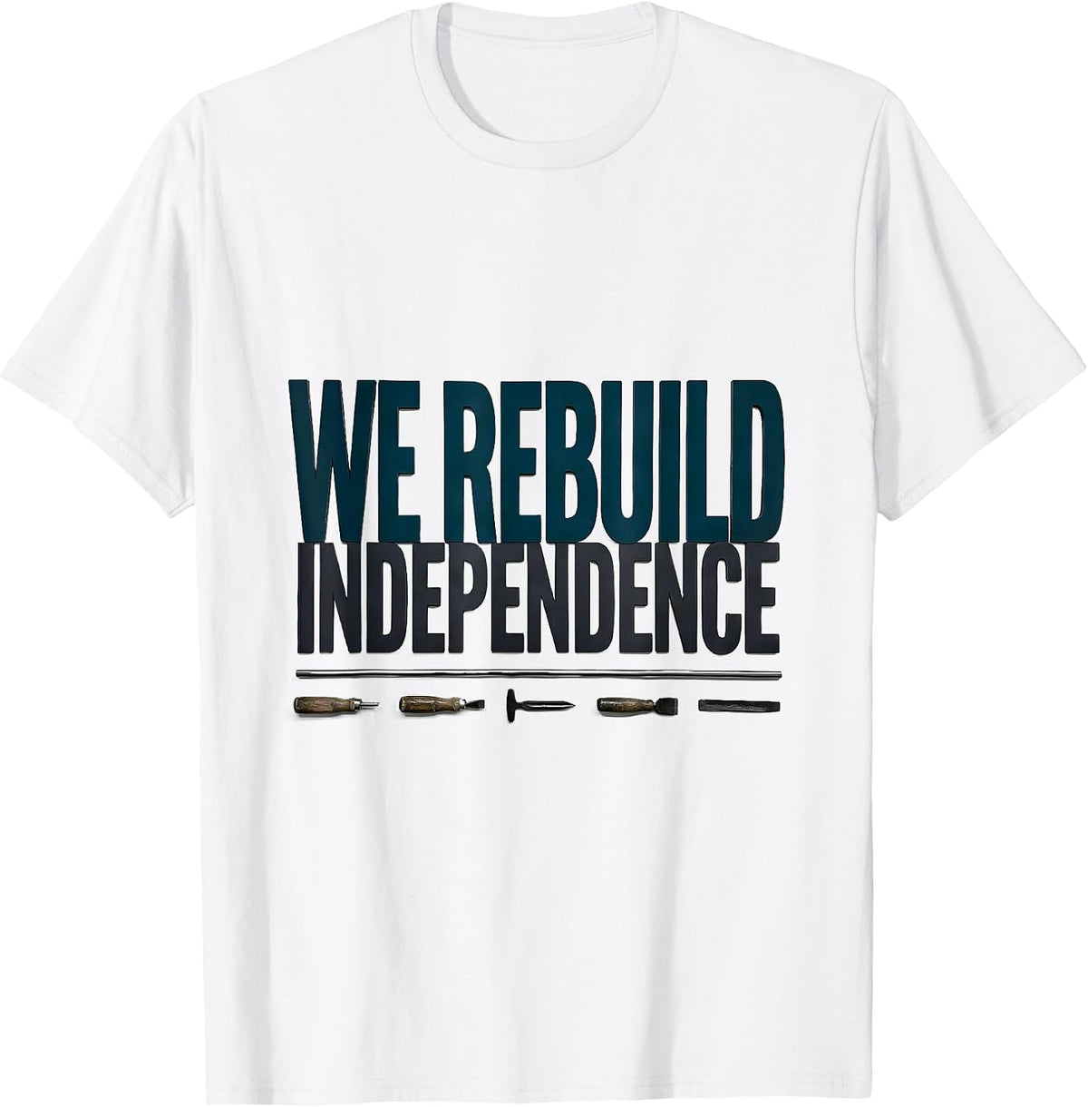 Men's We Rebuild Independence Rehab Week Team Occupational T-Shirt - White