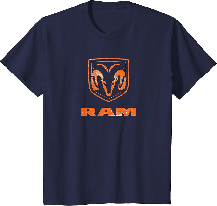 Kids RAM Head Logo | Youth & Toddler | Official Dodge RAM Trucks T-Shirt - Navy Blue