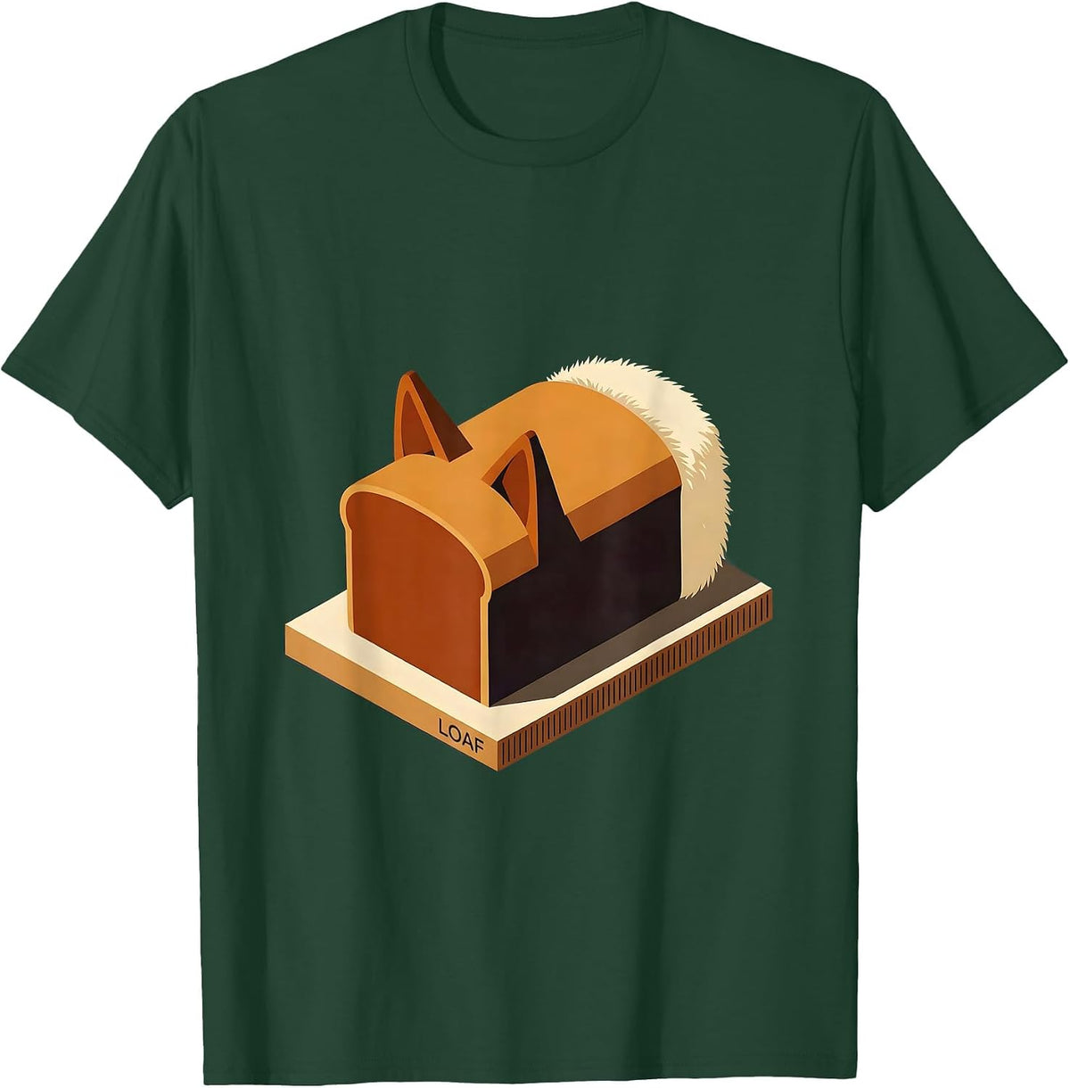 Men's Loaf Funny Corgi Dog Lover Corgi Mom Dad Humor T-Shirt - Dark Green