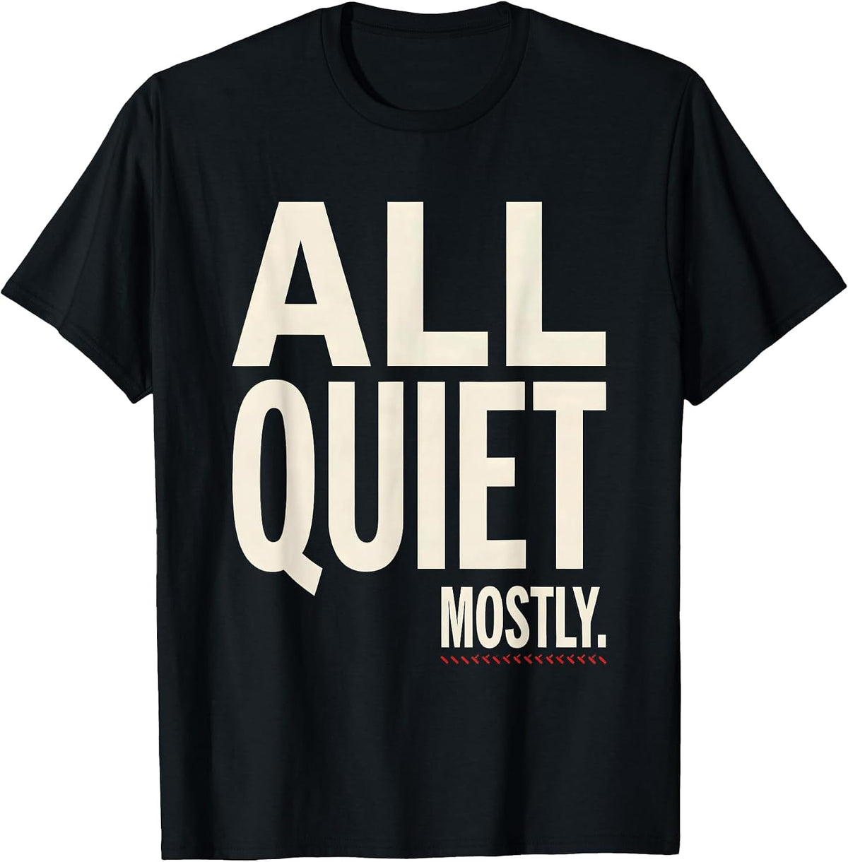 Men's All Quiet Mostly Funny 911 Dispatcher Christmas Humor Gift T-Shirt - Black