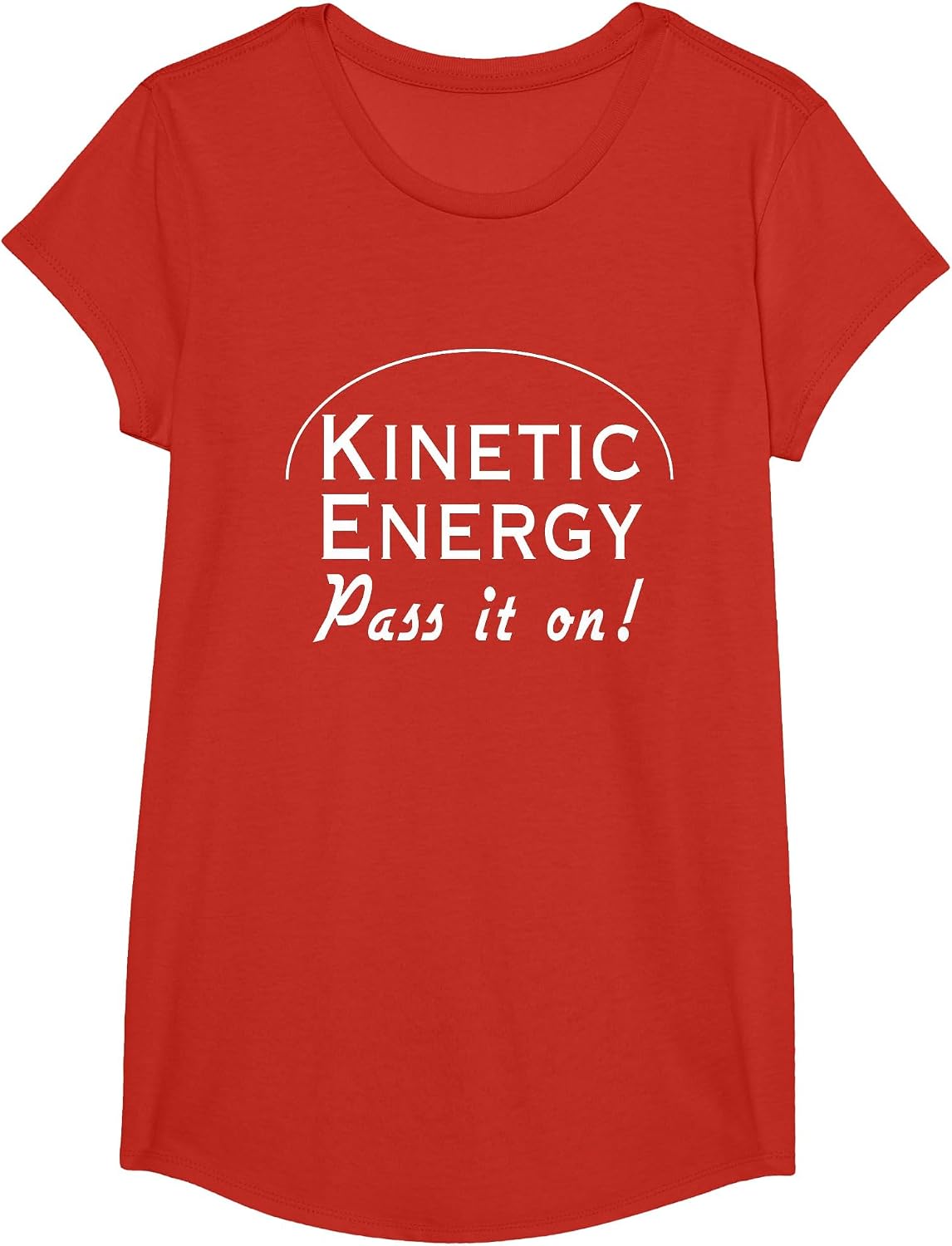 Kinetic Energy Pass it on t-Shirt T-Shirt - Girls Red