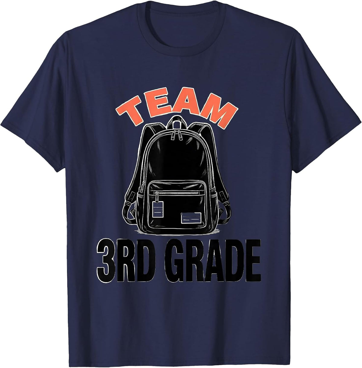 3rd Grade Team Back To School Student Teacher Pride T-Shirt - Navy Blue