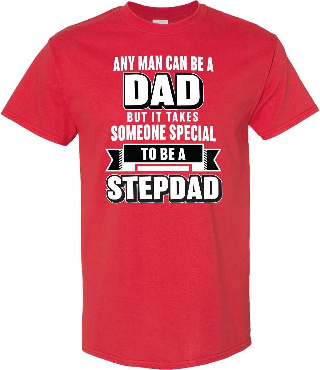 inktastic It Takes Someone Special to Be a Step Dad Men's T-Shirt Medium Red 36217 - As Pictured