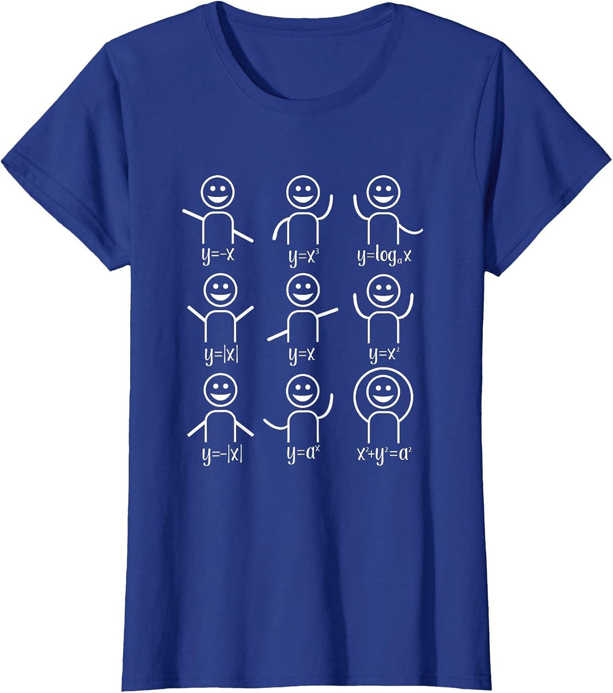 Algebra Maths Dance Maths Teacher T-Shirt - Royal Blue