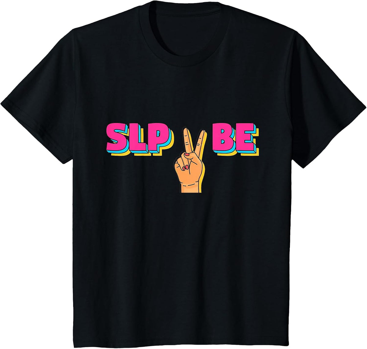 SLP to Be, Student Future Speech Therapy Pathologist T-Shirt - Black