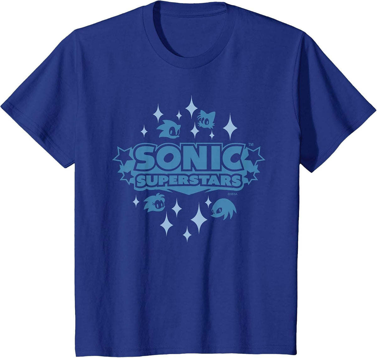 Sonic the Hedgehog, Sonic Superstars - Iconic (Blue) T-Shirt - Royal Blue