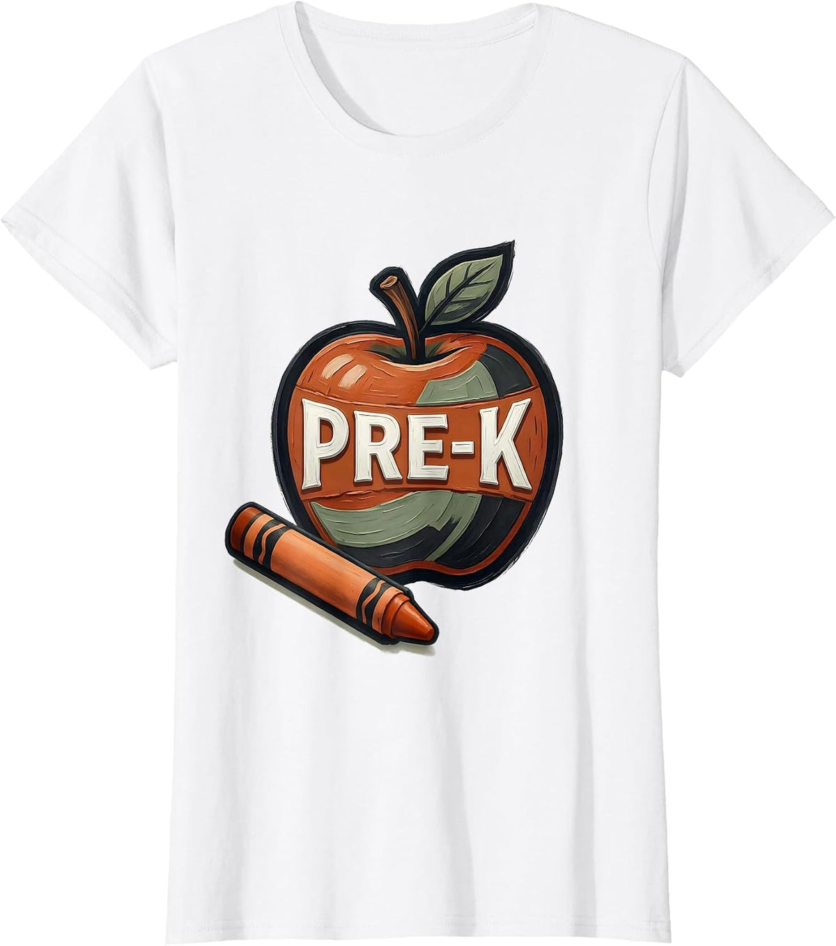 Pre-K Cute Elementary Teacher Back-To-School T-Shirt - White