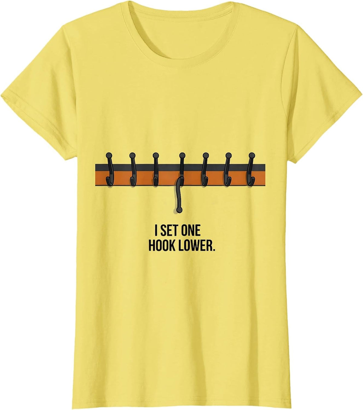 I Set One Hook Lower Funny Special Education Teacher Sped T-Shirt - Lemon Yellow