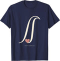 Proof By Appreciation Minimalist Math Design T-Shirt - Navy Blue
