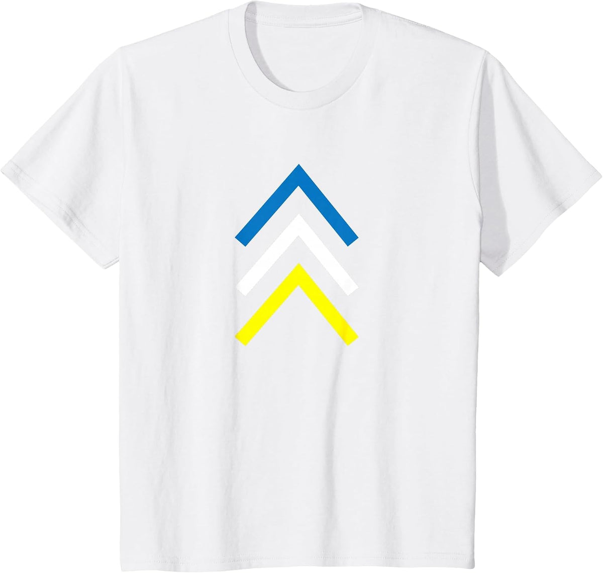 Down Syndrome Three Chromosome Arrows Awareness Month T-Shirt - White