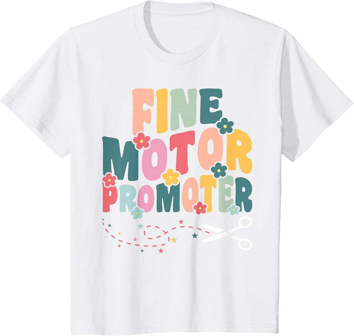 Occupational Therapy Fine Motor Promoter OT COTA T-Shirt - White